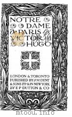 NOTRE DAME DE PARIS（1924 PDF版）