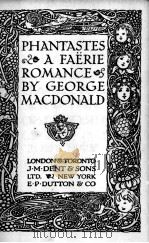 PHANTASTES A FAERIE ROMANCE     PDF电子版封面     
