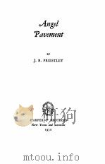 ANGEL PAVEMENT（1930 PDF版）
