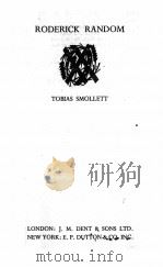 RODERICK RANDOM 1931 PDF电子版封面