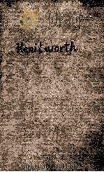 KENIVWORTH 1923 PDF电子版封面 WALTER SCOTT