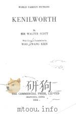 KENIL WORTH（1934 PDF版）
