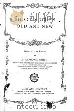 SHORT STORIES OLD AND NEW（1916 PDF版）