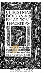 CHRISTMAS BOOKS（1921 PDF版）