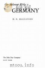 OUR SETTLEMENT WITH GERMANY（1944 PDF版）