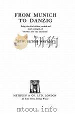 FROM MUNICH TO DANZIG（1939 PDF版）