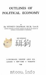 OUTLINES OF POLITICAL ECONOMY 1929 PDF电子版封面