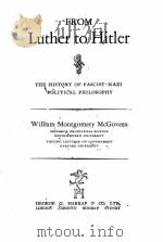 FROM LUTHER TO HITLER（ PDF版）