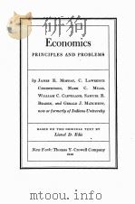 ECONOMICS PRINCIPLES AND PROBLEMS（1946 PDF版）