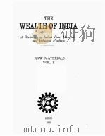THE WEALTH OF INDIA RQW MATERIALS VOL. II 1950 PDF电子版封面