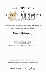 THE PIPE ROLL OF THE BISHOPRIC OF WINCHESTER 1208-1209 PDF电子版封面 W.A.S. HEWINS