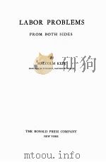 LABOR PROBLEMS FROM BOTH SIDES（1938 PDF版）