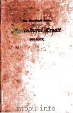 AGRICULTURAL CREDIT（1915 PDF版）