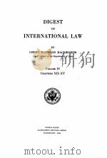 DIGEST OF INTERNATIONAL LAW VOLUME IV 1942 PDF电子版封面