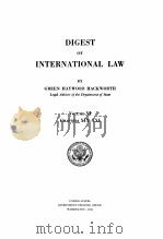 DIGEST OF INTERNATIONAL LAW VOLUME VI（1943 PDF版）