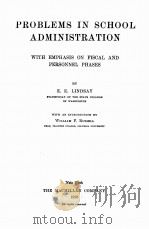 PROBLEMS IN SCHOOL ADMINISTRATION（1928 PDF版）
