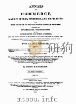 ANNALS OF COMMERCE VOLUME II 1805 PDF电子版封面