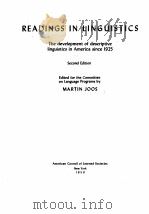 READINGS IN LINGUISTICS SECOND EDITION（1958 PDF版）