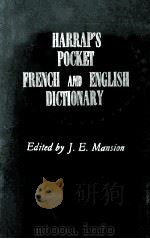 HARRAP‘S POCKET FRENCH AND ENGLISH DICTIONARY 1951 PDF电子版封面 R.P. JAGO