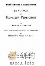 LE VOYAGE DE MONSIEUR PERRICHON 1905 PDF电子版封面 LABICHE ET MARTIN