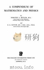 A COMPENDIUM OF MATHEMATICS AND PHYSICS（1958 PDF版）