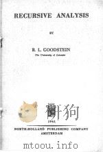 RECURSIVE ANALYSIS（1961 PDF版）