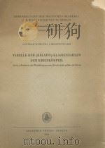 TABELLE DER (RELATIV)-KLASSENZAHLEN DER KREISKORPER 1964 PDF电子版封面