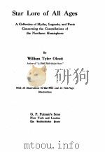 STAR LORE OF ALL AGES 1911 PDF电子版封面