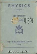 PHYSICS COURSE 3 ELECTRICITY ADAPTED FROM MODERN PHYSICS BY CHARLES E. DULL WORKBOOK 1943 PDF电子版封面