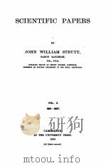 SCIENTIFIC PAPERS VOLUME II 1881-1887（1900 PDF版）