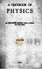 A TEXTBOOK OF PHYSICS FIFTH EDITION   1937  PDF电子版封面     