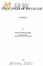 PRINCIPLES OF PHYSICS III 1948 PDF电子版封面