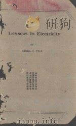 LESSONS IN ELECTRICITY PDF电子版封面 NEWELL C. PAGE