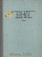 CONFERENCE ON MAGNETISM AND MAGNETIC MATERIALS 1956 PDF电子版封面