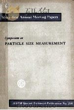 SYMPOSIUM ON PARTICLE SIZE MEASUREMENT（1959 PDF版）
