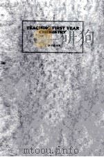 TEACHING FIRST YEAR CHEMISTRY THIRD EDITION（1926 PDF版）