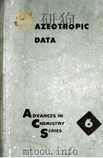 AZEOTROPIC DATA 1952 PDF电子版封面