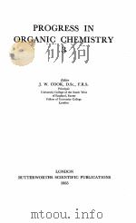 PROGRESS IN ORGANIC CHEMISTRY 3（1955 PDF版）