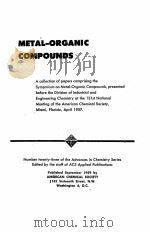 NETAL-ORGANIC COMPOUNDS（1959 PDF版）