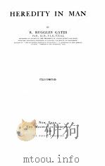HEREDITY IN MAN（1929 PDF版）