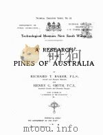 A RESEARCH ON THE PINES OF AUSTRALIA（ PDF版）
