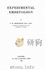 experimental embryology P341 PDF电子版封面