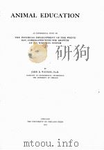 ANIMAL EDUCATION（1903 PDF版）