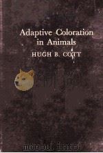 ADAPTIVE COLORATION IN ANIMALS PDF电子版封面 HUGH B. COTT