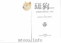 THE DOCTRINE OF NECESSITY IN INTERNATIONAL LAW   1928  PDF电子版封面    BURLEIGH CUSHING RODICK 