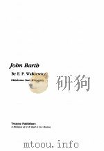 JOHN BARTH     PDF电子版封面    E.P. WALKIEWICZ 