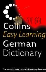 Collins German Dictionary     PDF电子版封面     
