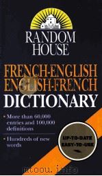 Random House FRENCH-ENGLISH ENGLISH-FRENCH DICTIONARY PDF电子版封面 0345414381