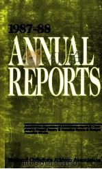 1987-88ANNUAL REPORTS PDF电子版封面