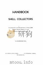 HANDBOOK FOR SHELL COLLECTORS 1951 PDF电子版封面